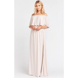 Show me your Mimi off the shoulder dress